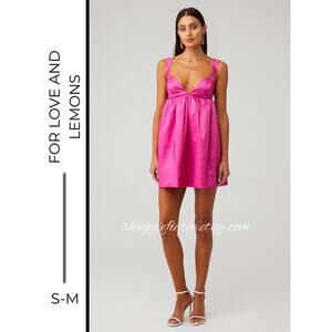 MSRP: $249 | ✨ For Love & Lemons “Selena” Mini Dress Size S-M✨SAME DAY SHIP